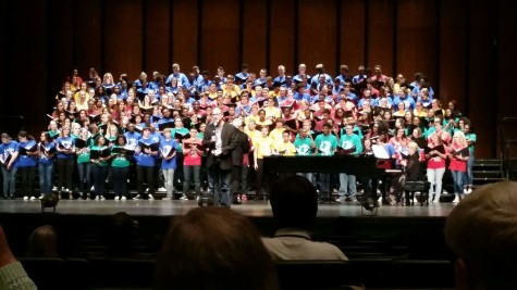 All 5 choirs joining together to sing "Legacy"