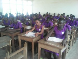 Ghana students in class