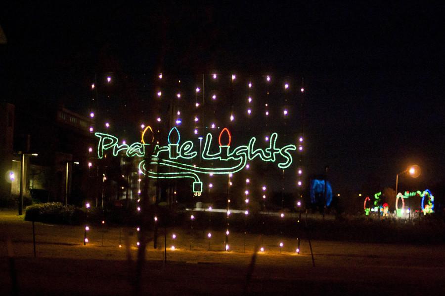 The Prarie Light display in Lynn Creek Park.