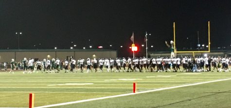 Eagles and Indians shake hands after game