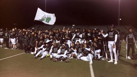 Eagles pose with the Area Championship trophy