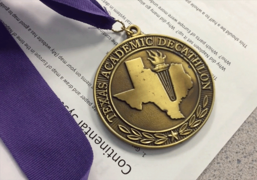 Academic Decathlon Medal.