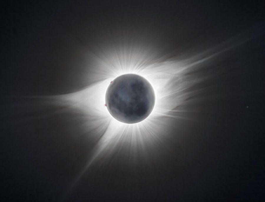Picture of the eclipse taken with Mr. Ballauers telescope