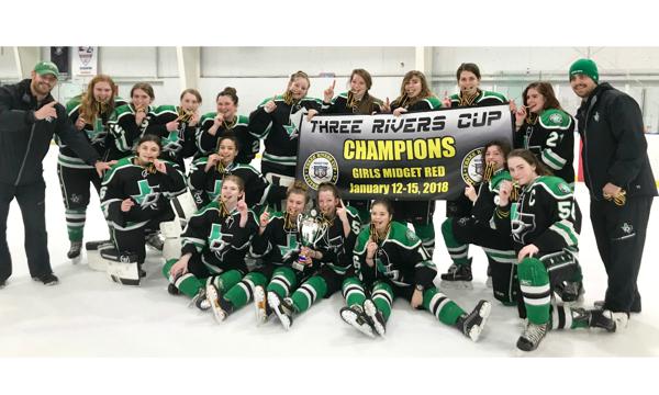 The Dallas Stars Elite 16u Girls Tier II team, the team Madison Laue is playing on, wins first at Pittsburgh.
