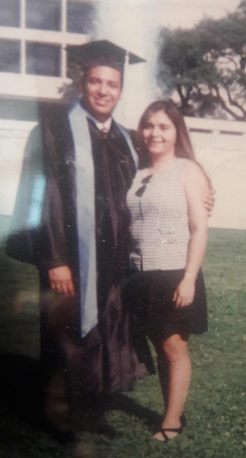 George Hernandez and his Wife at graduation.