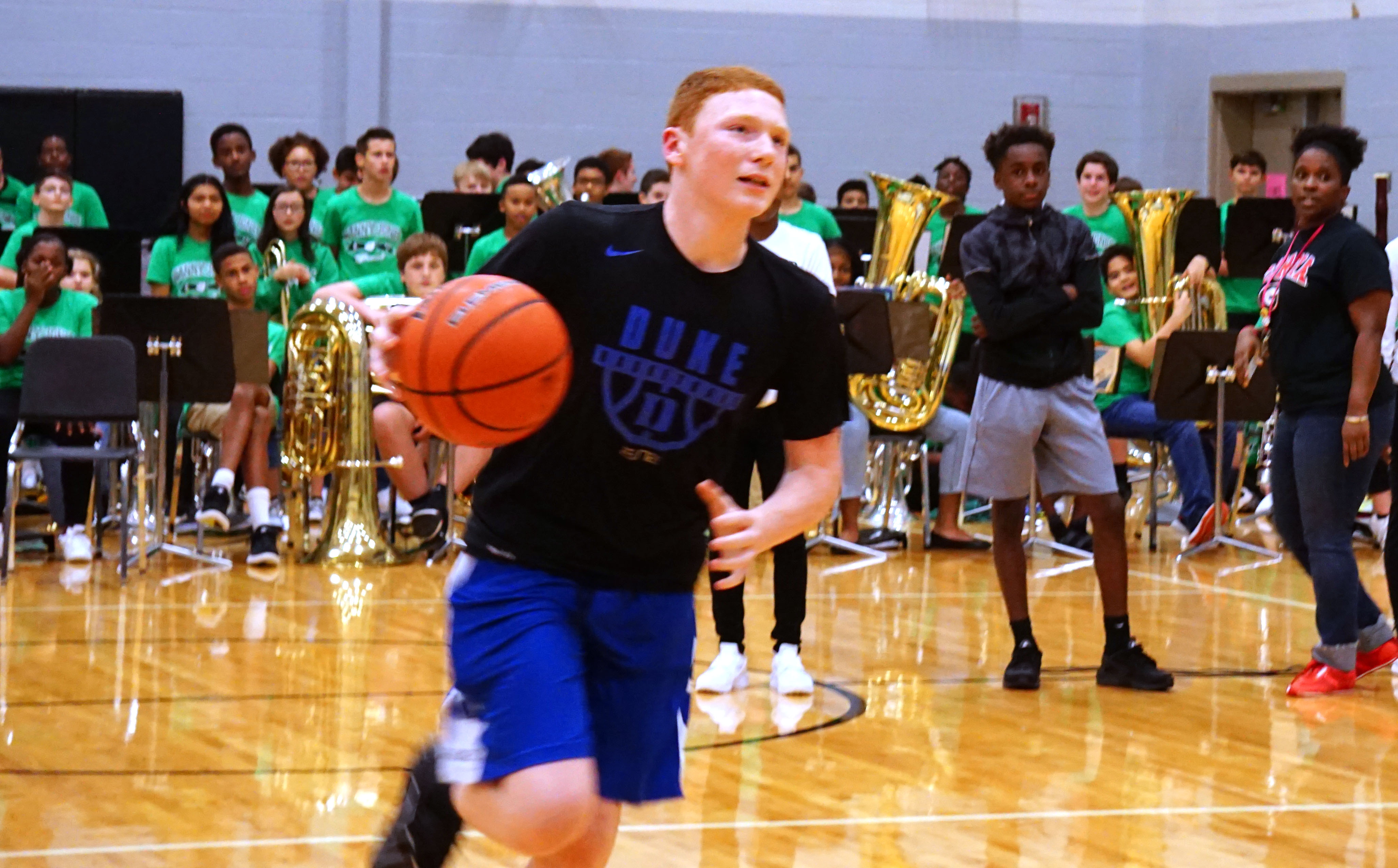 Students dance and cheer at first DJMS pep rally of year - Eagle Media