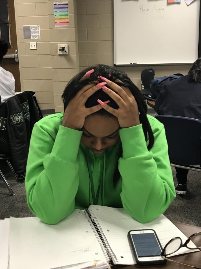 Students learn to handle stress and testing anxiety in different ways.  