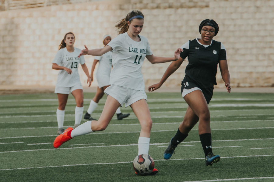 Both the boys and girls soccer teams finished their seasons and advanced into the playoffs.