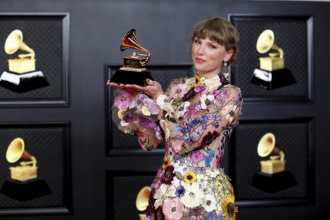 Taylor Swift won Album of the Year for her album, Folklore, at the 63rd Annual Grammys.