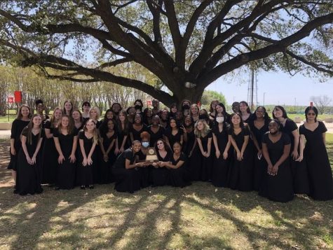 The Lake Ridge Choir celebrated a triumphant weekend competing at UIL.